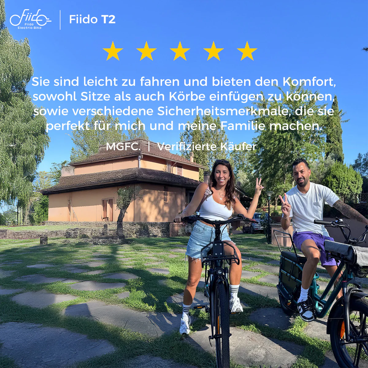 Fiido T2 Longtail Lasten-E-Bike - Image 9