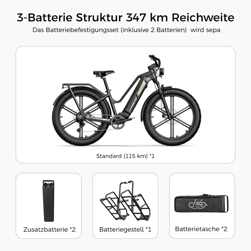 Titan Fat Tire Jagd- und Touren-E-Bike - Große Reichweite - Image 9